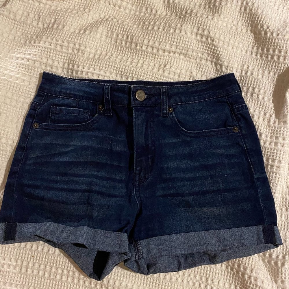 Aeropostale dark wash jean shorts